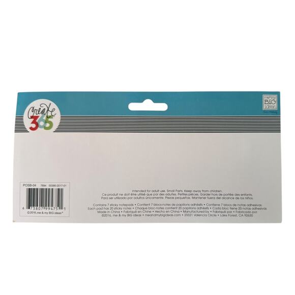 Create 365 Happy Planner 7 Piece Sticky Notepads NEW - Picture 2 of 2